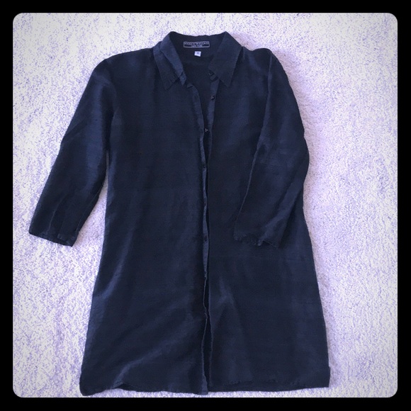 Harris Wallace Tops - Harris Wallace 100% Silk Tunic